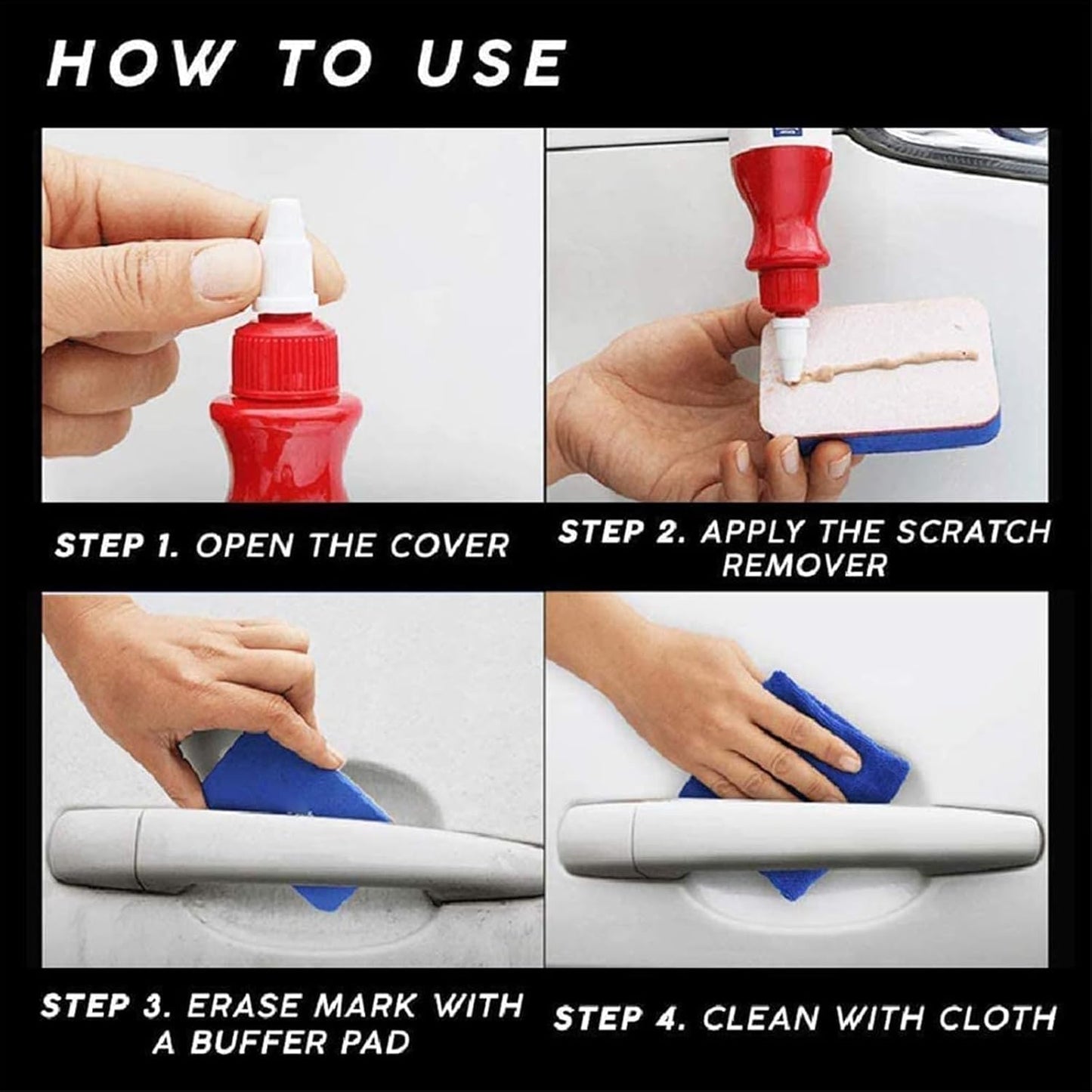 Ultimate Paint Restorer, Car Scratch Remover, Scratch Repair Wax for Car, Car Paint Scratch Repair,Car Scratch Repair Kit (2)