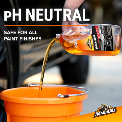 (2 Pack)  Ultra Shine Car Wash and Wax for Car Detailing, 64 Fl Oz Bottle​