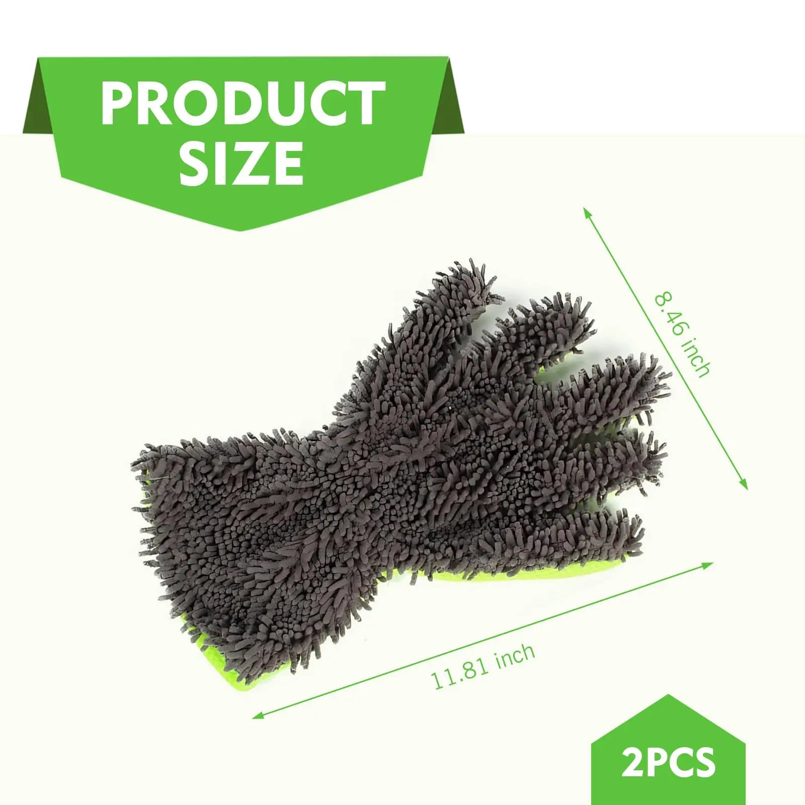 5-Finger Soft Car Washing Gloves Cleaning Brush for Car and Motorbike Washing Drying Towels Car Styling