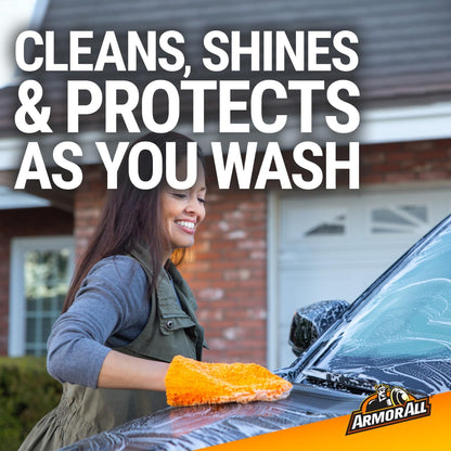 Ultra Shine Car Wash and Wax, Car Wax and Cleaner for Cars, Trucks and Motorcycles, 16 Fl Oz